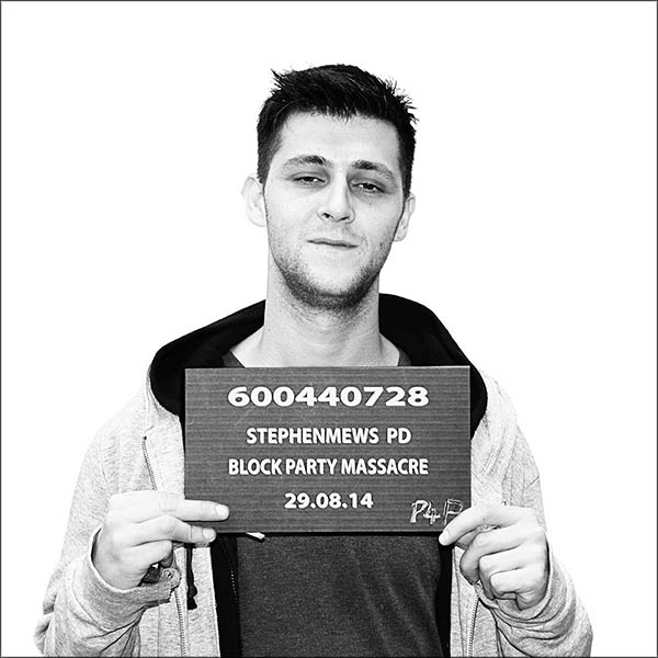 Fake police mugshot
