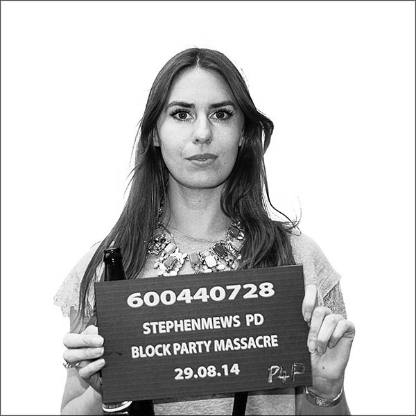 Fake police mugshot