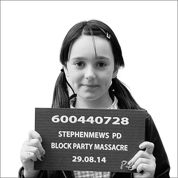 Fake police mugshot