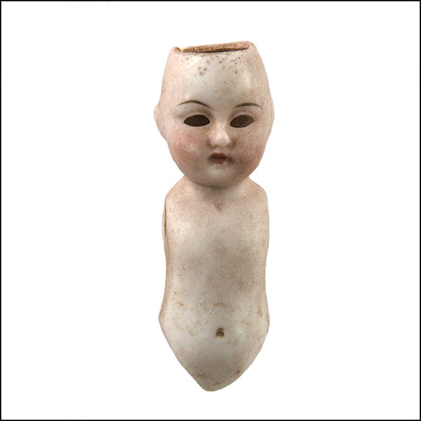 Vintage bisque doll torso