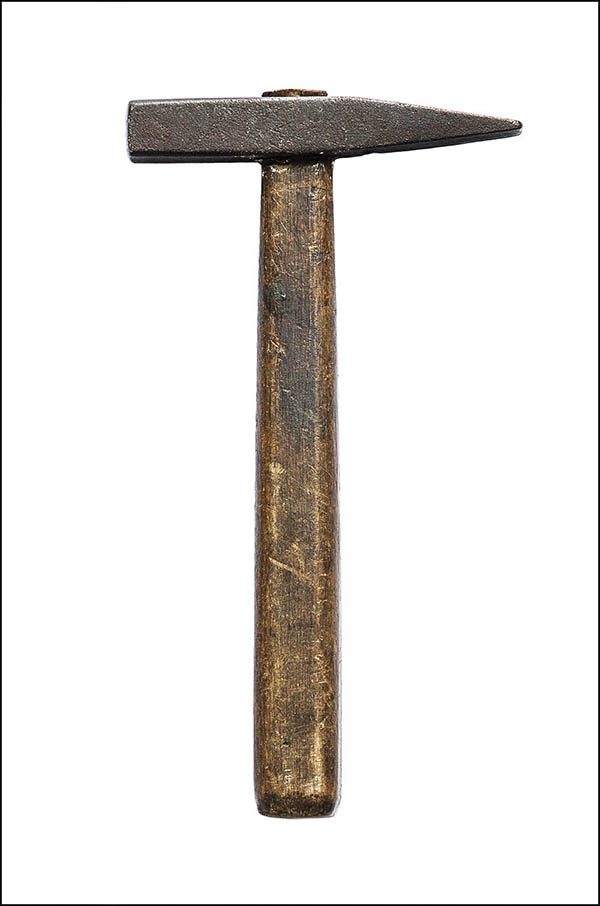 Tinners hammer - blunt and chisel ends - Antique