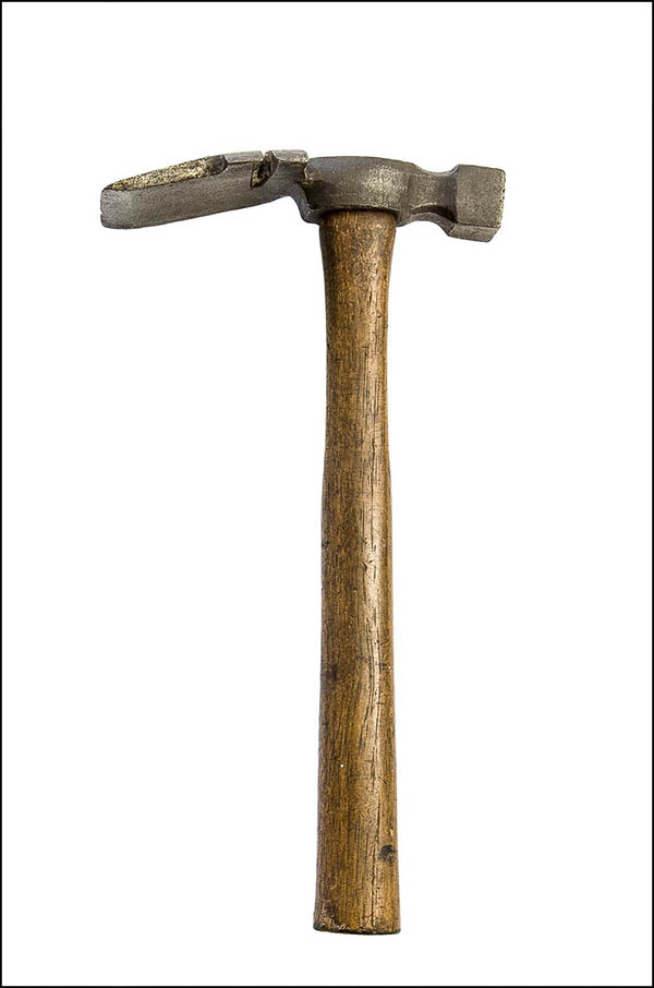 Old hammer - blunt and horozontal axe ends - Antique