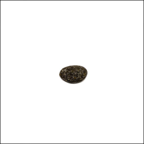 Pebble - oval, black mottled