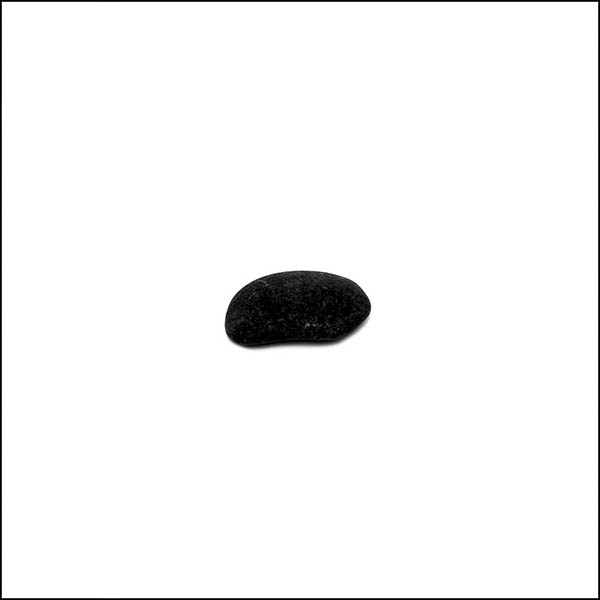 Pebble - oval, black