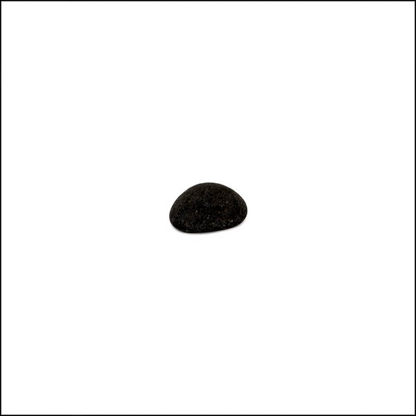 Pebble - oval, black